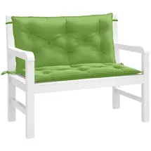 vidaXL Gartenbankauflage 100 x 50 x 7 cm melange grün 2 St.