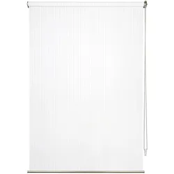 Ondeco Rollo Tageslicht Wand-Deckenmontage Design Cool Sichtschutz Seitenzugrollo Sonnenschutz Größe: 60x160 cm, Farbvariante: Weiß