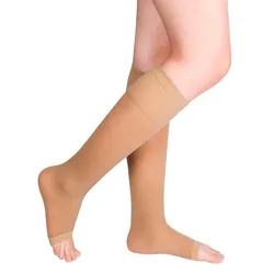 Kniestrümpfe, beige, Socken, Damen, 84% Polyamid, 16% Elasthan