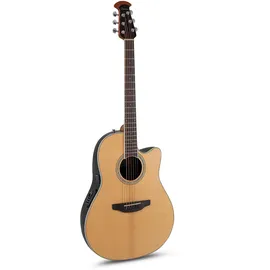 OVATION E-Akustikgitarre Celebrity Traditional CS24 Mid Cutaway - Massive Fichtendecke - Mid-depth Lyrachord Body - Natural - CS24-4-G