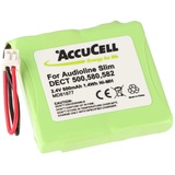 AccuCell Akku passend für MEDION MD82877 Akku 5M702BMX Telekom Sinus A201, Switel DFT 81171