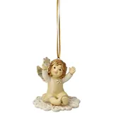 GOEBEL Engelfigur Mein erster Tag als Schutzengel - Champagner Himmelsboten Weihnachten