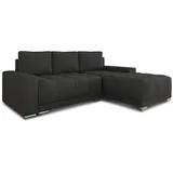 Sofnet Eckcouch 5-Sitzer Schwarz