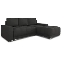 Sofnet Eckcouch 5-Sitzer Schwarz