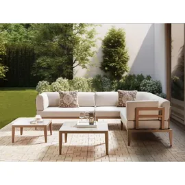 Beliani Lounge Set 6-tlg. Beige