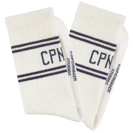 Copenhagen Studios Langsocken 2er Pack creme/weiß 43-46