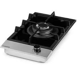 Klarstein Alchemist Gaskochfeld 1 Wokbrenner Glaskeramik Schwarz