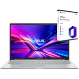 Asus VivoBook X170, Core i5-1335U, Tastaturbeleuchtung Business-Notebook (44 cm/17.3 Zoll, Intel Core i5 1335U, Intel Iris Xe Grafik, 500 GB SSD, Windows 11 Pro, MS Office 2024 Pro Dauerlizenz, beleuchtete Tastatur) 500 GB | 32 GB RAM