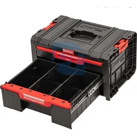 QBRICK SYSTEM Profi Werkzeugkiste mit 2 Schubladen blau 450 x 310 x 244 mm