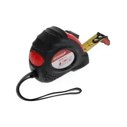 Rollmaßband, 3m, Genauigkeitsklasse II, magnetisch, autom. Bandeinzug, R94550003 - rot