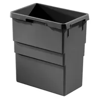 HAILO Inneneimer 30 l Dunkelgrau