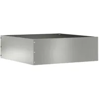 vidaXL Raseneinfassung 40 x 40 x 13 cm Silber