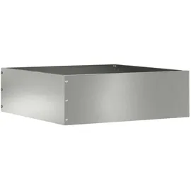vidaXL Raseneinfassung 40 x 40 x 13 cm Silber