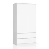 Akord Kleiderschrank Akord 180 x 180 x 90 cm Weiß