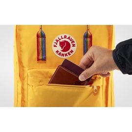 Fjällräven Kanken Rainbow 16 l warm yellow/rainbow pattern