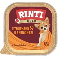 Rinti Gold Mini Truthahn & Kaninchen 32 x 100 g