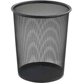 Home4You Papierkörbe 20 l 4-tlg. schwarz