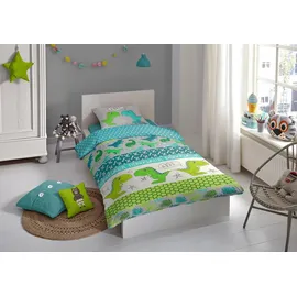 Muller Textil Dinosaur grün (135x200+80x80cm)