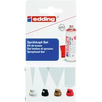 edding edding-5200 Perm. Spray Sprühkopf-Set 4 teilig