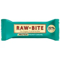 Raw Bite Protein Riegel Erdnuss Caramel 45 g