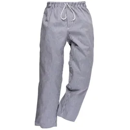 PORTWEST Kochhose Bromley, 100% Baumwolle Blau 4XL,