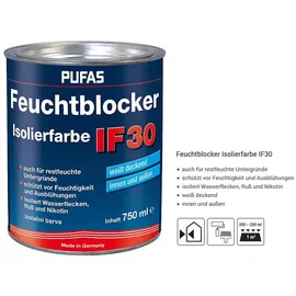 Pufas Isolierfarbe Weiß 0,75 l