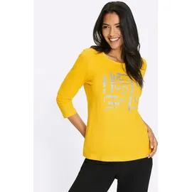 Classic Basics Sieh an! 3/4-Arm-Shirt in sonnengelb | Gr.: 40