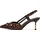 TAMARIS Damen Sling Pump mit Stilettoabsatz, braun, 38 EU