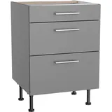 OPTIFIT Unterschrank Optikomfort Mats825 60 x 87 x 58,4 cm Basaltgrau