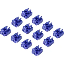 Renkforce RJ45 LAN Port Schloss RF-4695228 12er Set Blau RF-4695228