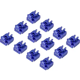 Renkforce RJ45 LAN Port Schloss RF-4695228 12er Set Blau RF-4695228