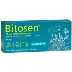 Bitosen 20 mg Schmelztabletten bei Allergien