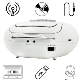 Soundmaster SCD7800WE weiß 