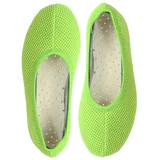 Beck Schläppchen AirBecks Mesh mit atmungsaktiver Sohle Gymnastikschuh (in vielen Farben und Größen erhältlich, robuste und flexible Materialien, leichter Barfußschuh) Laufsohle und Obermaterial sind atmungsaktiv grün 27