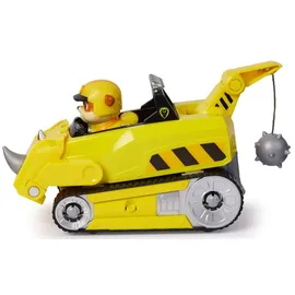 Spin Master PAW Patrol Jungle Pups – Nashorn-Fahrzeug mit Rubble-Figur (Basis Fahrzeug),