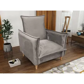 beautysofa Relaxsessel Pillow Textil 84 x 95 x 88 cm Beige