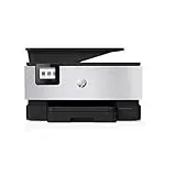 HP OfficeJet Pro 9019 Multifunktionsdrucker Instant Ink, A4, Drucker, Scanner, Kopierer, Fax, WLAN, LAN, Duplex, ePrint, Airprint, mit 12 Monaten Instant Ink Inklusive Aluminium, 22 Seiten/Min