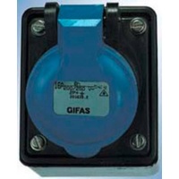 Gifas Electric 241628.E 101547 CEE Wandsteckdose 16A 2polig 1St.