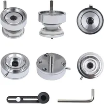 vidaXL Buttonmaschine mit Kreisschneider Drehstanze 58 mm