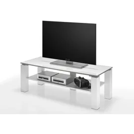 Stolkom TV-Lowboard 1200 mm weiß Hochglanz