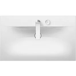 Duravit XViu Waschtisch-Unterschrank XV4610EB190P 80x48cm, 1 Auszug, 2 Hahnloch, champagner matt, Rahmen P, flannel grey seidenmatt