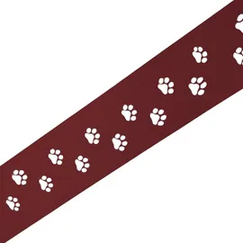 zaun|zu® Sichtschutzstreifen PREMIUM Dekor Tapsi 255 x 15 cm Bordeauxrot