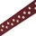 zaun|zu® Sichtschutzstreifen PREMIUM Dekor Tapsi 255 x 15 cm Bordeauxrot