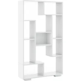 Costway Bücherregal 70 x 20 x 120 cm Weiß