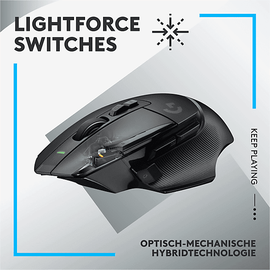 Logitech G502 X LIGHTSPEED Gaming Maus Schwarz