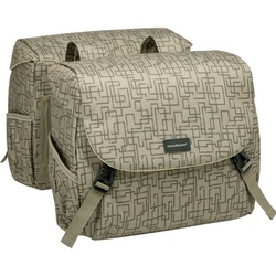 NewLooxs Gepäckträgertasche, Doppelpacktasche Mondi Joy Double Ivy braun