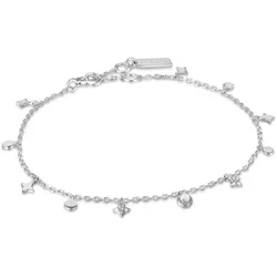 ANIA HAIE - ANKLET - MOTHER OF PEARL DROP - silber