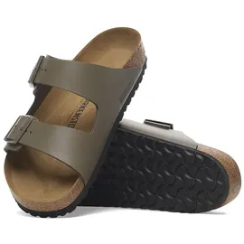 Birkenstock Arizona Natural Leather Sandalen - Concrete Gray - EU 45