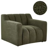 Beliani Sessel AGERUP Bouclé 72 x 71 x 70 cm Dunkelgrün