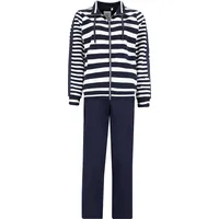 Hajo Damen, Pyjama, Basic Homewear Anzug, Blau, (46)